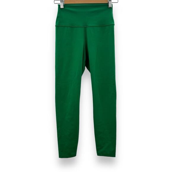 PatBO Emerald Green‎ High Rise Cropped Length Athletic Leggings Sz S - Picture 2 of 13